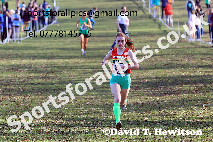 Women under-20s 2025 UK CAU Inter Counties Cross Country Champs., Wollaton Park, Nottingham. Photo: David T. Hewitson/Sports for All Pics